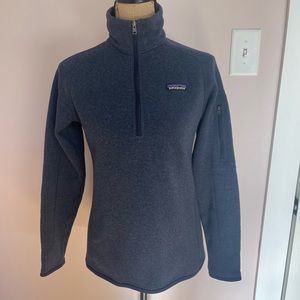 Patagonia Better Sweater 1/4 Zip Fleece in Navy Blue Size Medium